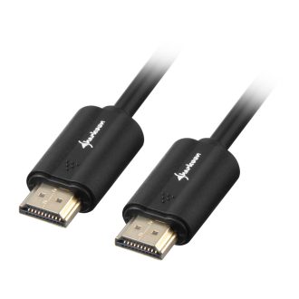   Sharkoon HDMI/HDMI 4K, 1m HDMI kábel HDMI A-típus (Standard) Fekete