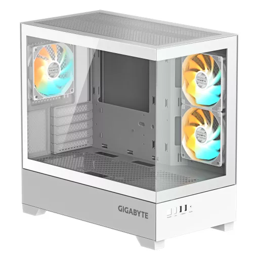 GIGABYTE C201 PANORAMIC ICE Midi Tower Fehér