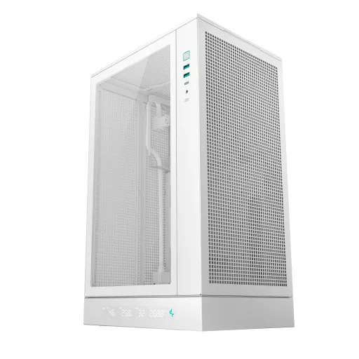 DeepCool CH270 Digital WH Mini Tower Fehér
