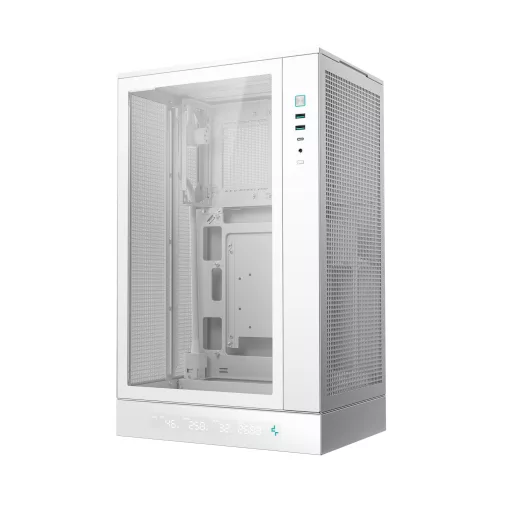DeepCool CH270 Digital WH Mini Tower Fehér