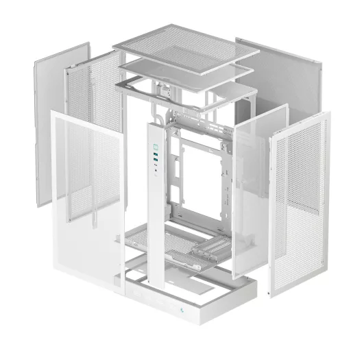 DeepCool CH270 Digital WH Mini Tower Fehér