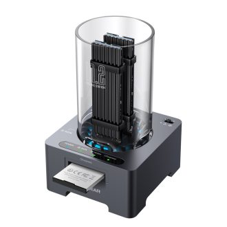   GRAUGEAR G-M2DK-CR-10G dokkoló állomás tárolóegységhez USB 3.2 Gen 2 (3.1 Gen 1) Type-C Szürke