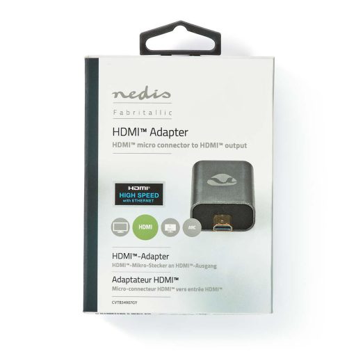 Nedis CVTB34907GY csatlakozó átlakító micro HDMI HDMI Antracit