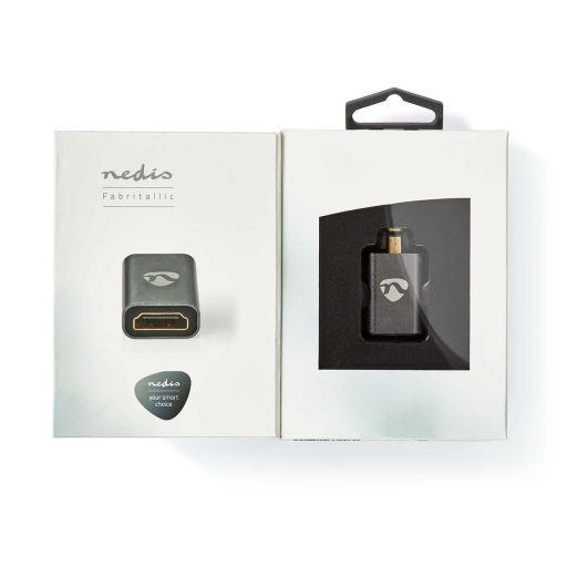 Nedis CVTB34907GY csatlakozó átlakító micro HDMI HDMI Antracit