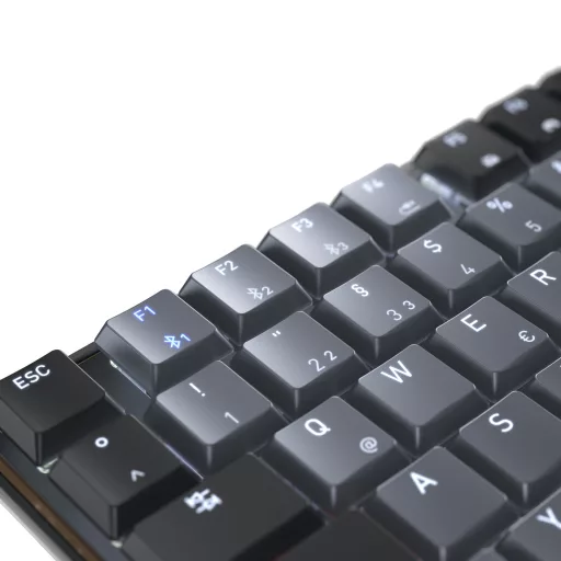CHERRY KW 550 MX LP billentyűzet Otthoni/irodai USB + Bluetooth QWERTZ Német Fekete