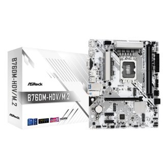 Asrock B760M-HDV/M.2 Intel B760 LGA 1700 Micro ATX