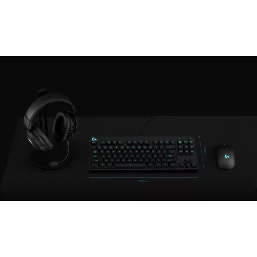Logitech G 920-009426 billentyűzet Játék USB QWERTY Brit angol Fekete