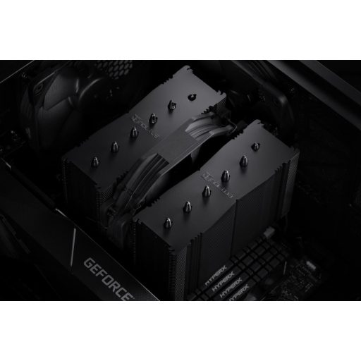Noctua NH-D15S chromax.black Processzor Hűtő 14 cm Fekete 1 db