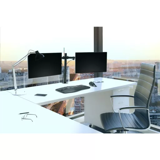 Kensington K55409WW asztali TV konzol Fekete