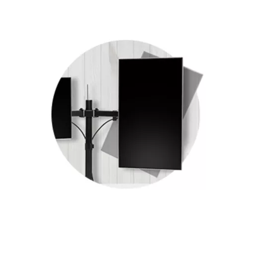 Kensington K55409WW asztali TV konzol Fekete