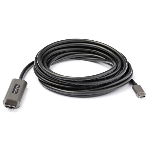 StarTech.com CDP2HDMM4MH video átalakító kábel 4 M HDMI A-típus (Standard) USB C-típus Fekete, Ezüst