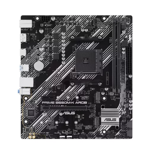 ASUS PRIME B550M-K ARGB AMD B550 AM4 foglalat Micro ATX
