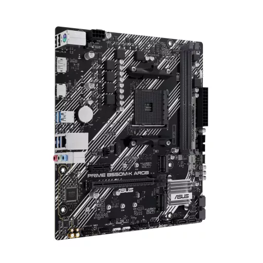 ASUS PRIME B550M-K ARGB AMD B550 AM4 foglalat Micro ATX