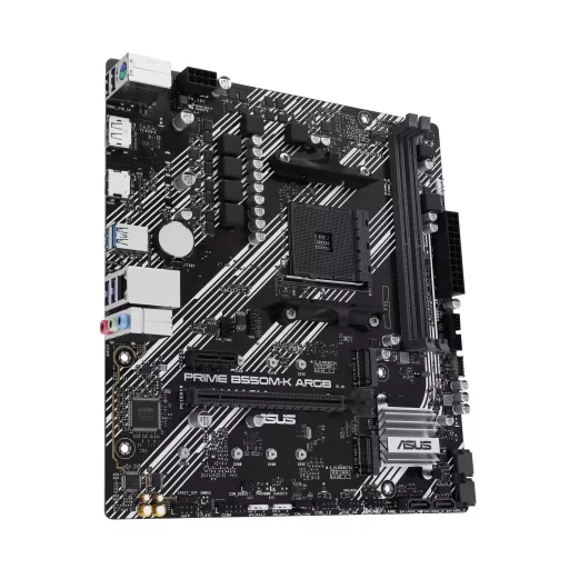 ASUS PRIME B550M-K ARGB AMD B550 AM4 foglalat Micro ATX