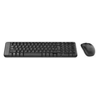  Logitech 920-003167 billentyűzet Egér mellékelve Irodai Vezeték nélküli RF QWERTZ Magyar Fekete