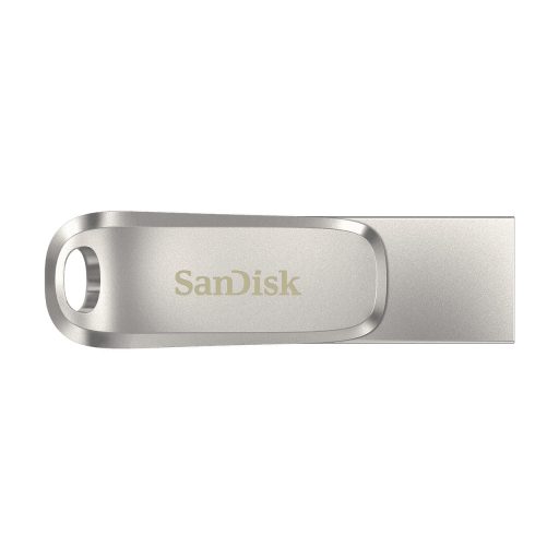 SanDisk Ultra Dual Drive Luxe USB flash meghajtó 256 GB USB Type-A / USB Type-C 3.2 Gen 1 (3.1 Gen 1) Rozsdamentes acél