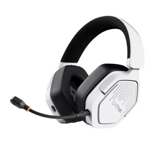   Trust GXT 493PS Carus Headset Vezetékes és vezeték nélküli Fejpánt Játék Bluetooth Fehér
