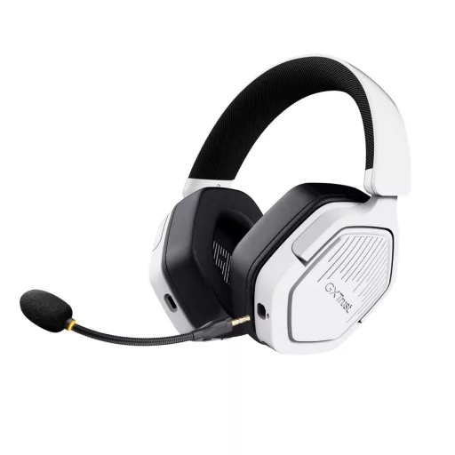 Trust GXT 493PS Carus Headset Vezetékes és vezeték nélküli Fejpánt Játék Bluetooth Fehér