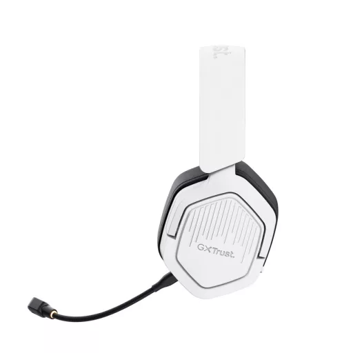 Trust GXT 493PS Carus Headset Vezetékes és vezeték nélküli Fejpánt Játék Bluetooth Fehér