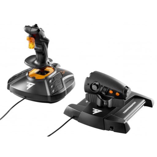 Thrustmaster T-16000M FCS Hotas Fekete, Narancssárga USB Joystick Analóg/digitális PC