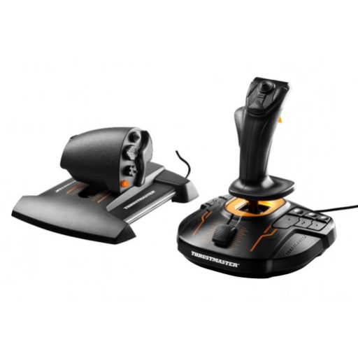 Thrustmaster T-16000M FCS Hotas Fekete, Narancssárga USB Joystick Analóg/digitális PC