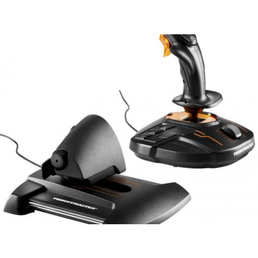Thrustmaster T-16000M FCS Hotas Fekete, Narancssárga USB Joystick Analóg/digitális PC