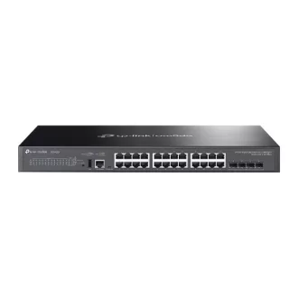   TP-Link Omada SG5428X hálózati kapcsoló Vezérelt L3 Gigabit Ethernet (10/100/1000) Fekete