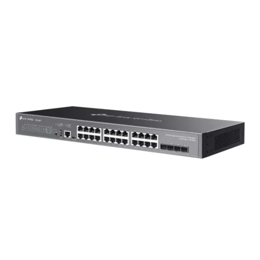 TP-Link Omada SG5428X hálózati kapcsoló Vezérelt L3 Gigabit Ethernet (10/100/1000) Fekete
