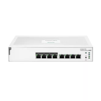   HPE Aruba Networking Networking Instant On Switch 8p Gigabit CL4 PoE 65W 1830 Vezérelt L2 Gigabit Ethernet (10/100/1000) Ethernet-áramellátás (PoE) támogatása 1U