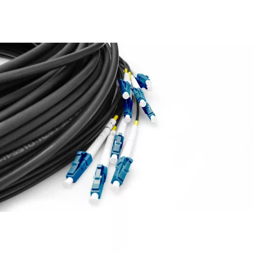 Digitus DK-2A33CU100BK-BBB InfiniBand és száloptikai kábel 100 M LC U-DQ(ZN) BH Fekete