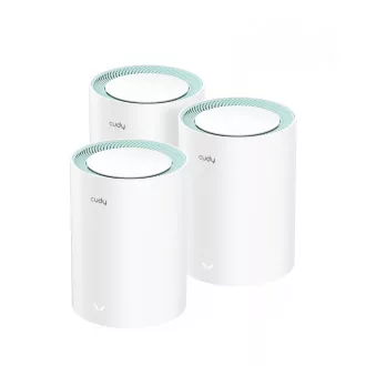   Cudy M1300 3-PACK hálós Wi-Fi rendszer Kétsávos (2,4 GHz / 5 GHz) Wi-Fi 5 (802.11ac) Fehér 1 Belső
