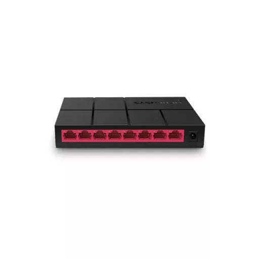 Mercusys MS108G hálózati kapcsoló Beállítást nem igénylő (unmanaged) Gigabit Ethernet (10/100/1000) Fekete