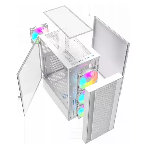 Gembird Fornax 4000 Midi Tower Fekete
