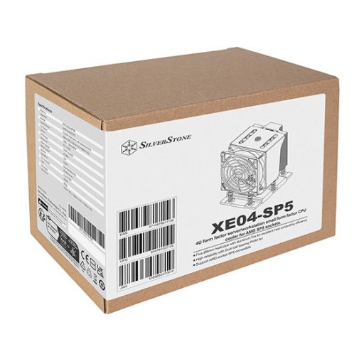 Silverstone XE04-SP5 Processzor Hűtő Fekete 1 db