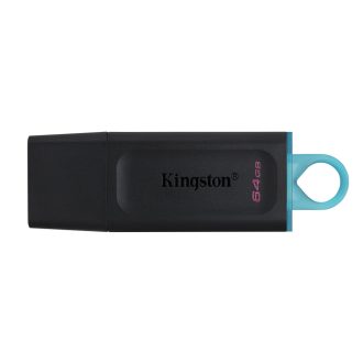   Kingston Technology DataTraveler Exodia USB flash meghajtó 64 GB USB A típus 3.2 Gen 1 (3.1 Gen 1) Fekete, Türkizkék