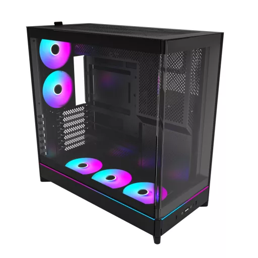 Montech HS02 PRO Midi Tower Fekete