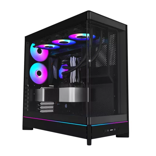 Montech HS02 PRO Midi Tower Fekete