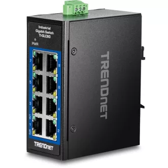   Trendnet TI-GLC80 hálózati kapcsoló Beállítást nem igénylő (unmanaged) Gigabit Ethernet (10/100/1000) Fekete
