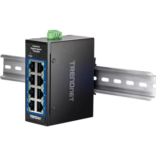 Trendnet TI-GLC80 hálózati kapcsoló Beállítást nem igénylő (unmanaged) Gigabit Ethernet (10/100/1000) Fekete