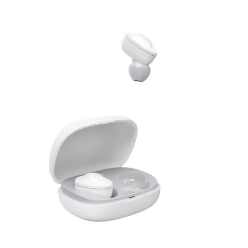 Hama Freedom Buddy Headset True Wireless Stereo (TWS) Hallójárati Hívás/zene USB C-típus Bluetooth Világosszürke, Fehér