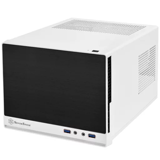 Silverstone SG13 Mini Tower Fekete, Fehér