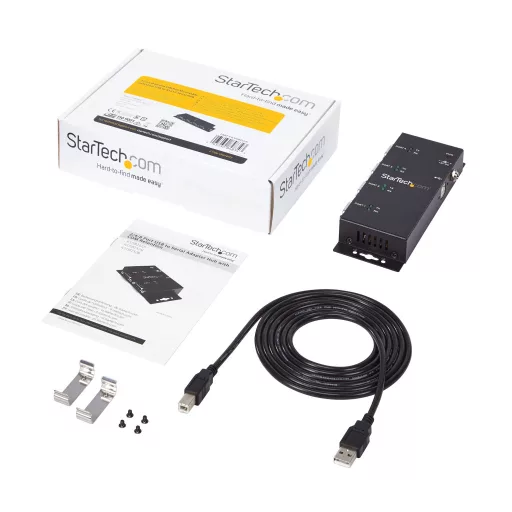 StarTech.com ICUSB2324I hálózati csatlakozó USB 2.0 Type-B Fekete