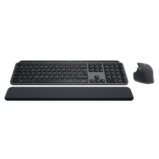 Logitech Master MX Keys Combo for Bussiness billentyűzet Egér mellékelve Irodai RF vezeték nélküli + Bluetooth QWERTY Spanyol Grafit