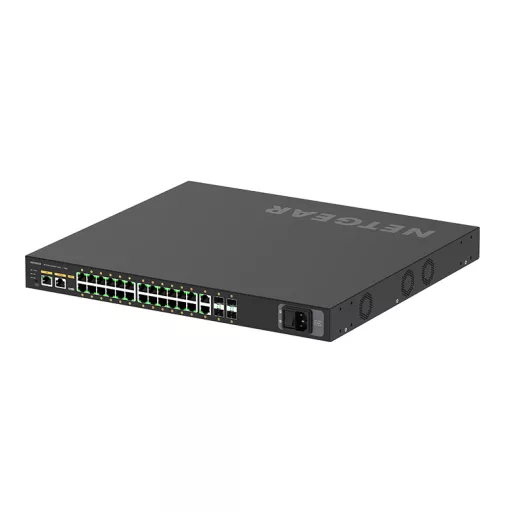 NETGEAR GSM4230P-100EUS hálózati kapcsoló Vezérelt L2/L3 Gigabit Ethernet (10/100/1000) Ethernet-áramellátás (PoE) támogatása 1U Fekete