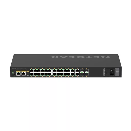 NETGEAR GSM4230P-100EUS hálózati kapcsoló Vezérelt L2/L3 Gigabit Ethernet (10/100/1000) Ethernet-áramellátás (PoE) támogatása 1U Fekete