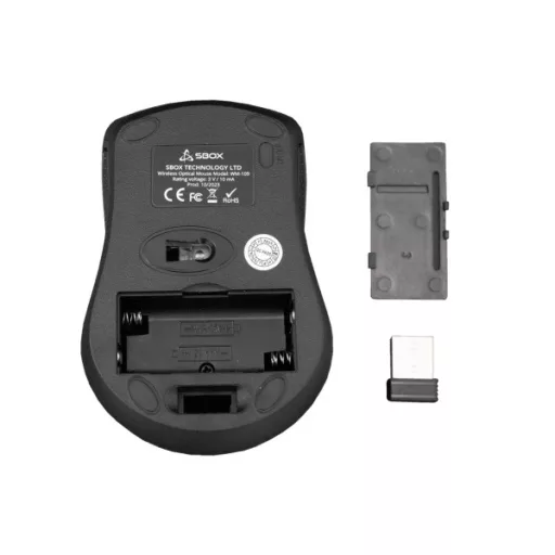 SBOX WM-109R egér Univerzális USB A típus Optikai 1000 DPI