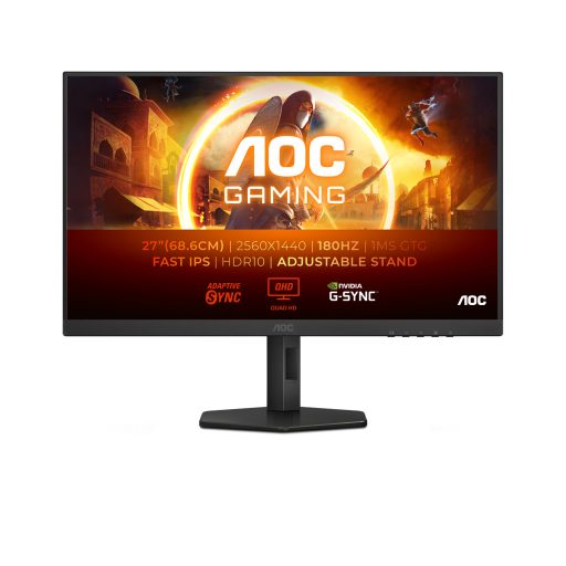 AOC G4 Q27G4XF 68,6 cm (27") 2560 x 1440 pixelek Quad HD LED Fekete, Szürke