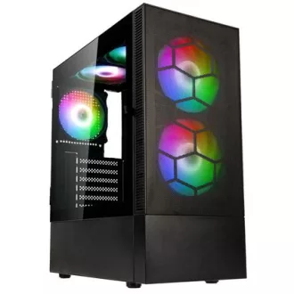 Kolink OBSERVATORY MX Midi Tower Fekete
