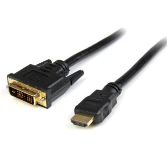 StarTech.com HDDVIMM1M 1 M HDMI DVI-D Fekete