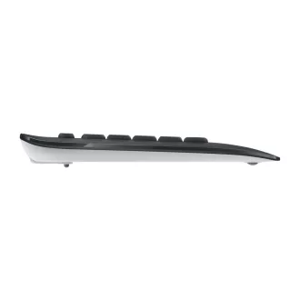   Logitech 920-008676 billentyűzet Egér mellékelve Univerzális Vezeték nélküli RF AZERTY Francia Fekete